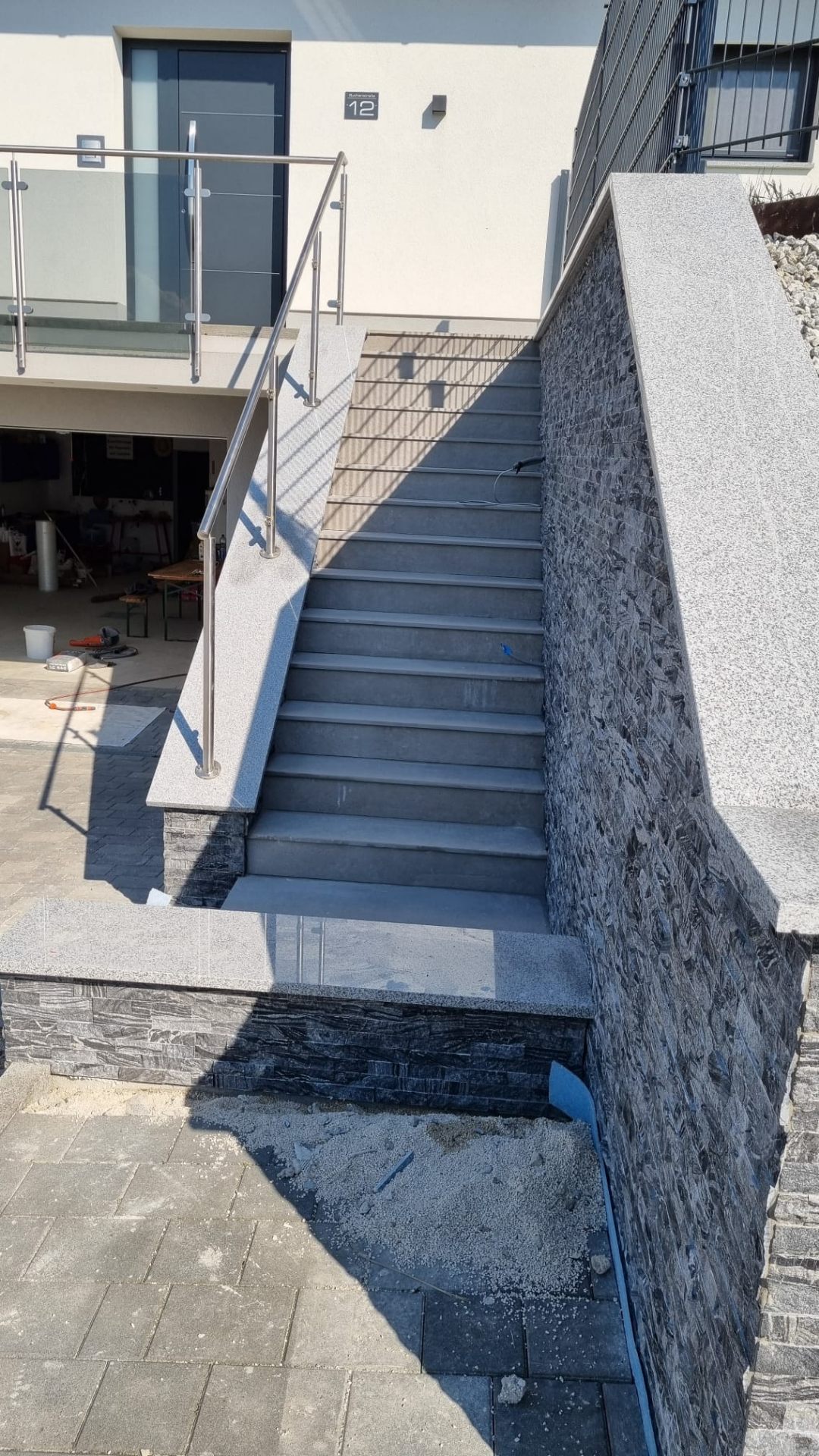 Granitstiege & Geländer